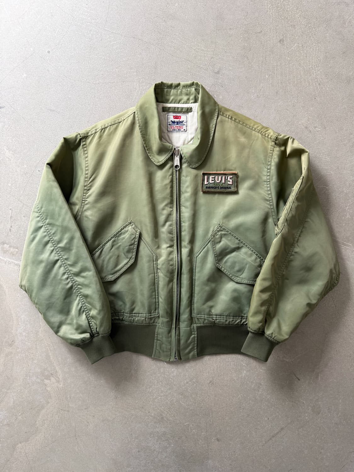 Vintage Faded Levi's Flight Jacket 상품이미지2