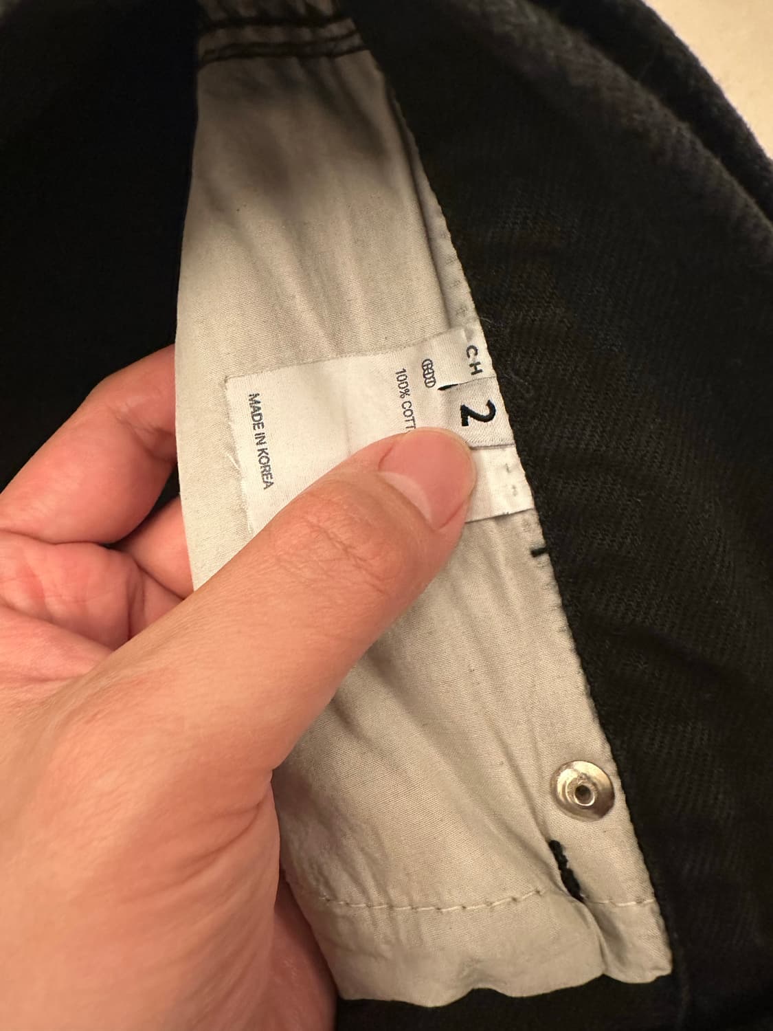 Choci 벨티드 데님팬츠 상품이미지5