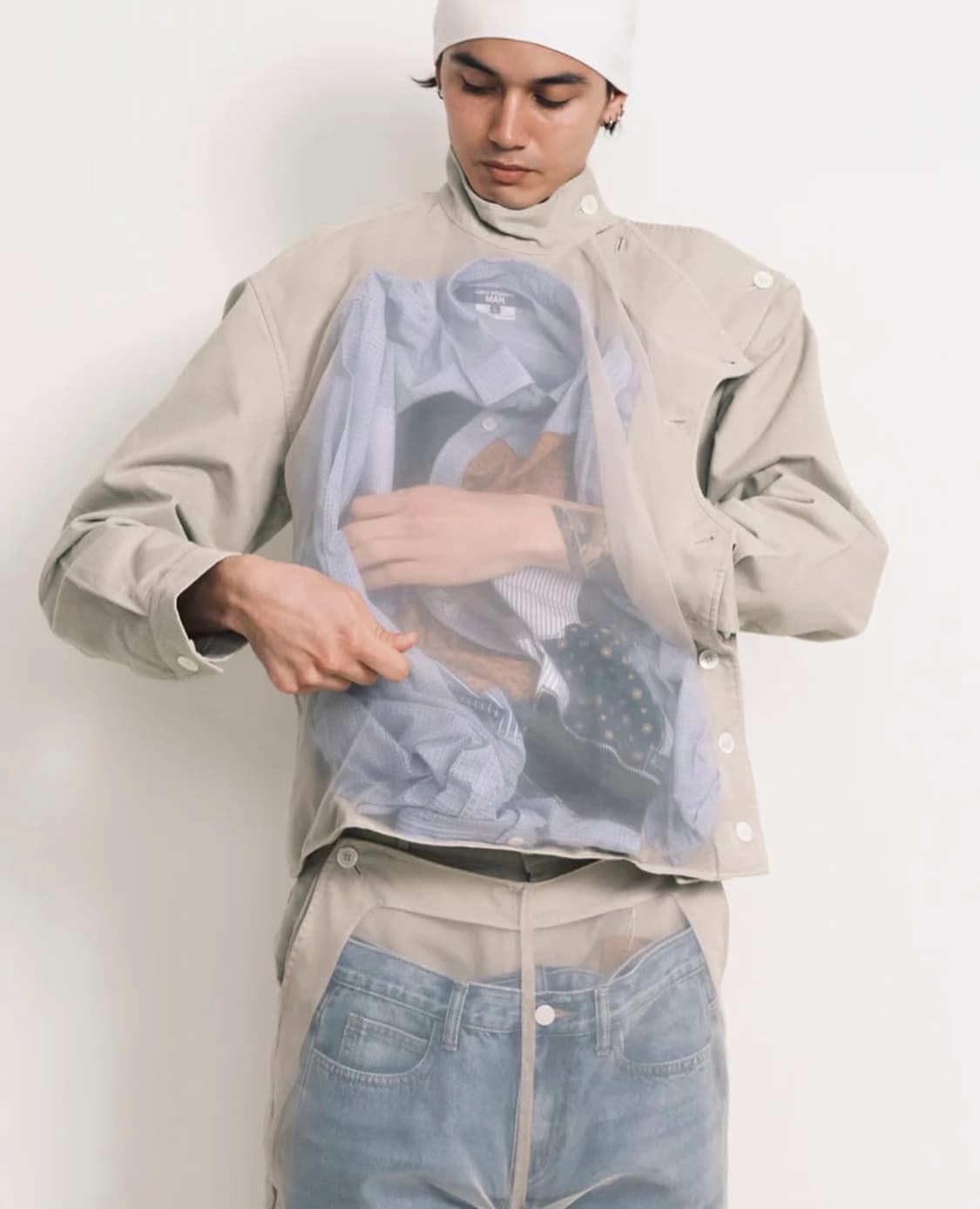 [EGNARTS] 오간자 자켓 M 상품이미지5