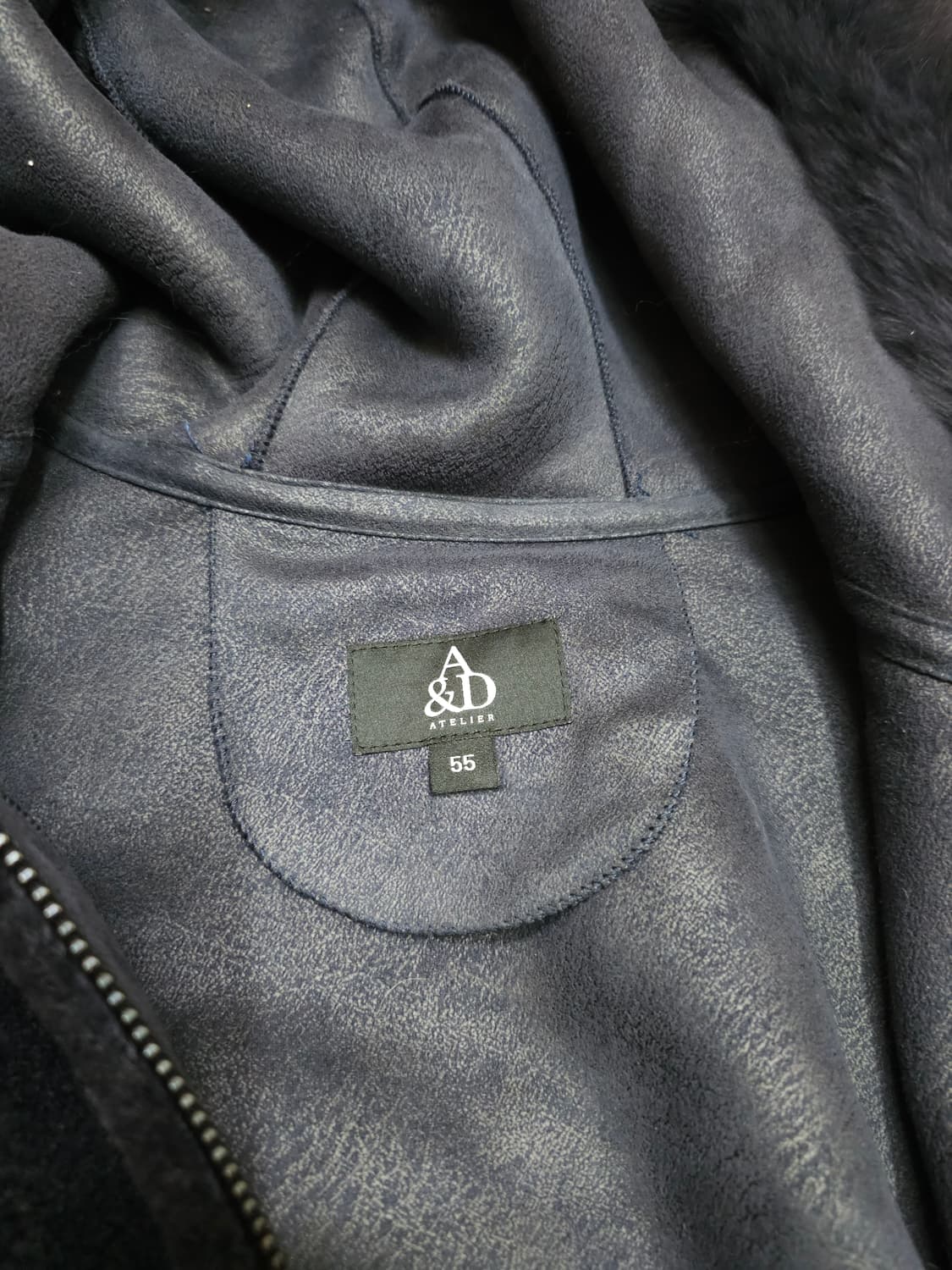 A&D 아뜰리에 사가퍼 양모 폭스 코트 상품이미지6