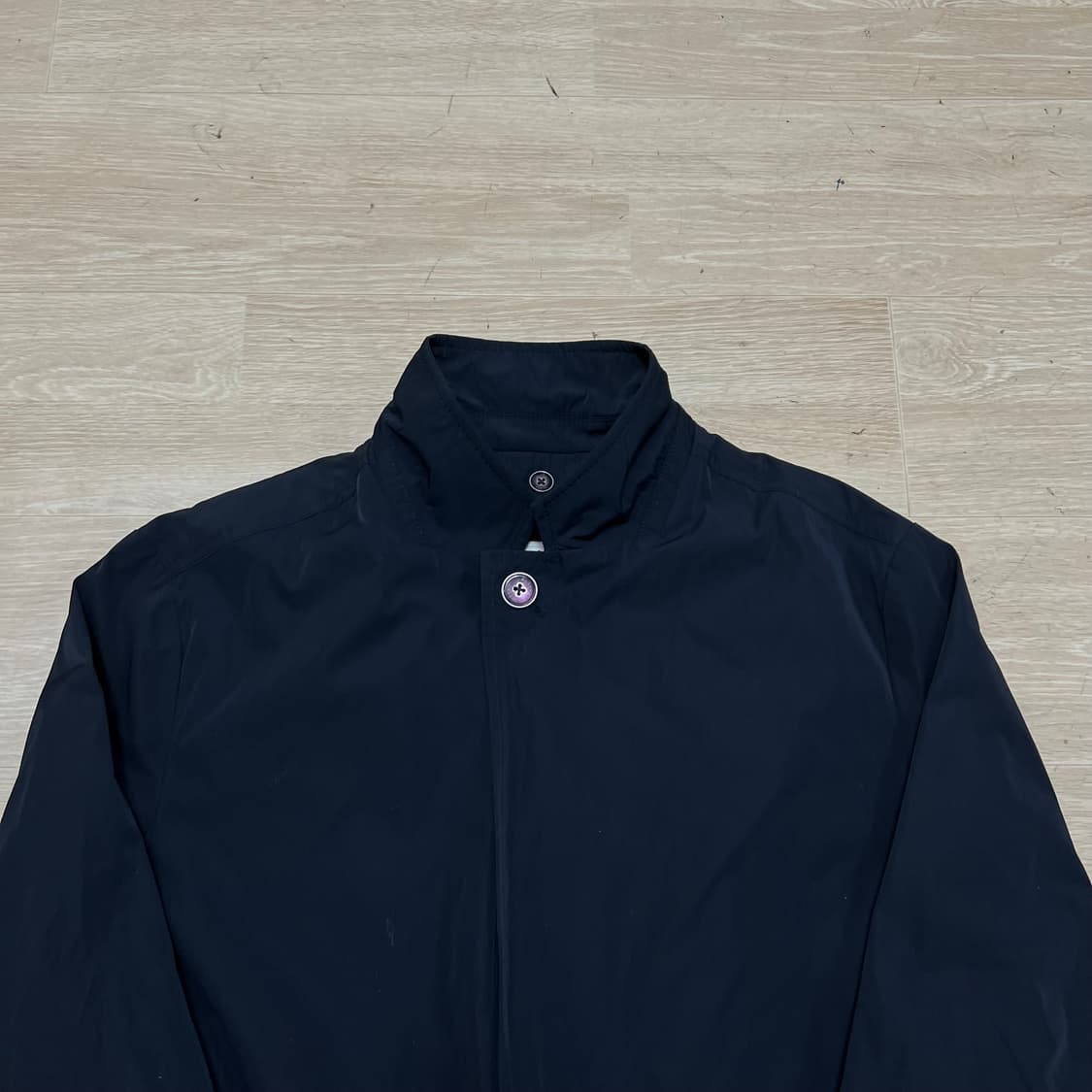 올젠 인피니티 시리즈 새턴 싱글 트렌치코트 [다크네이비] XL/105 상품이미지2