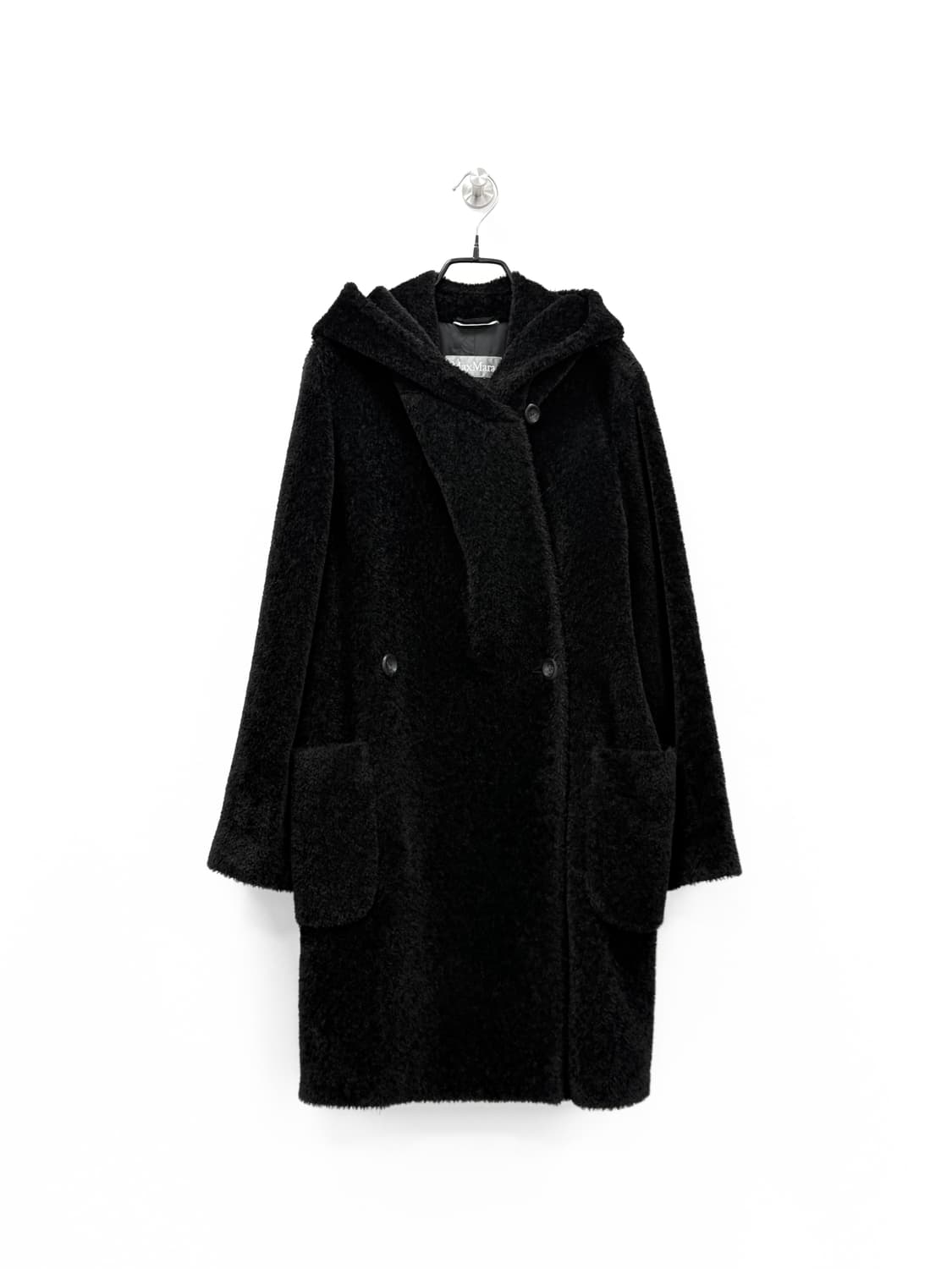 막스마라 알파카 버진울 블렌드 후드 더블 코트38 상품이미지1