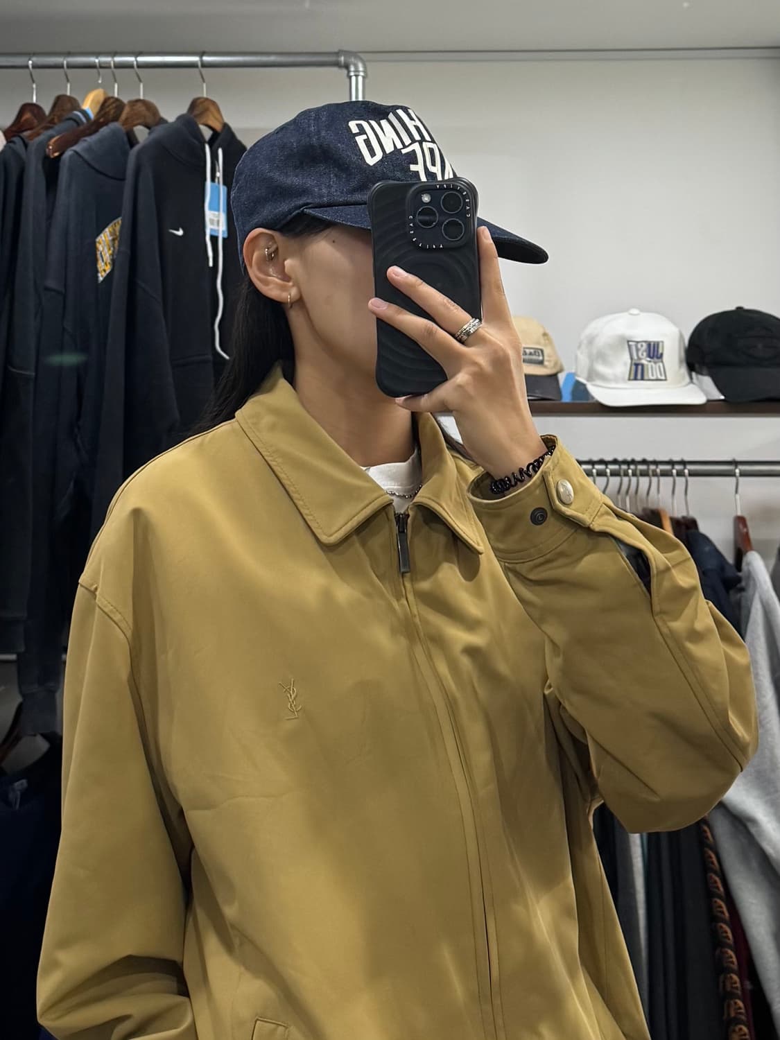 90s 입생로랑 블루종 자켓 상품이미지6