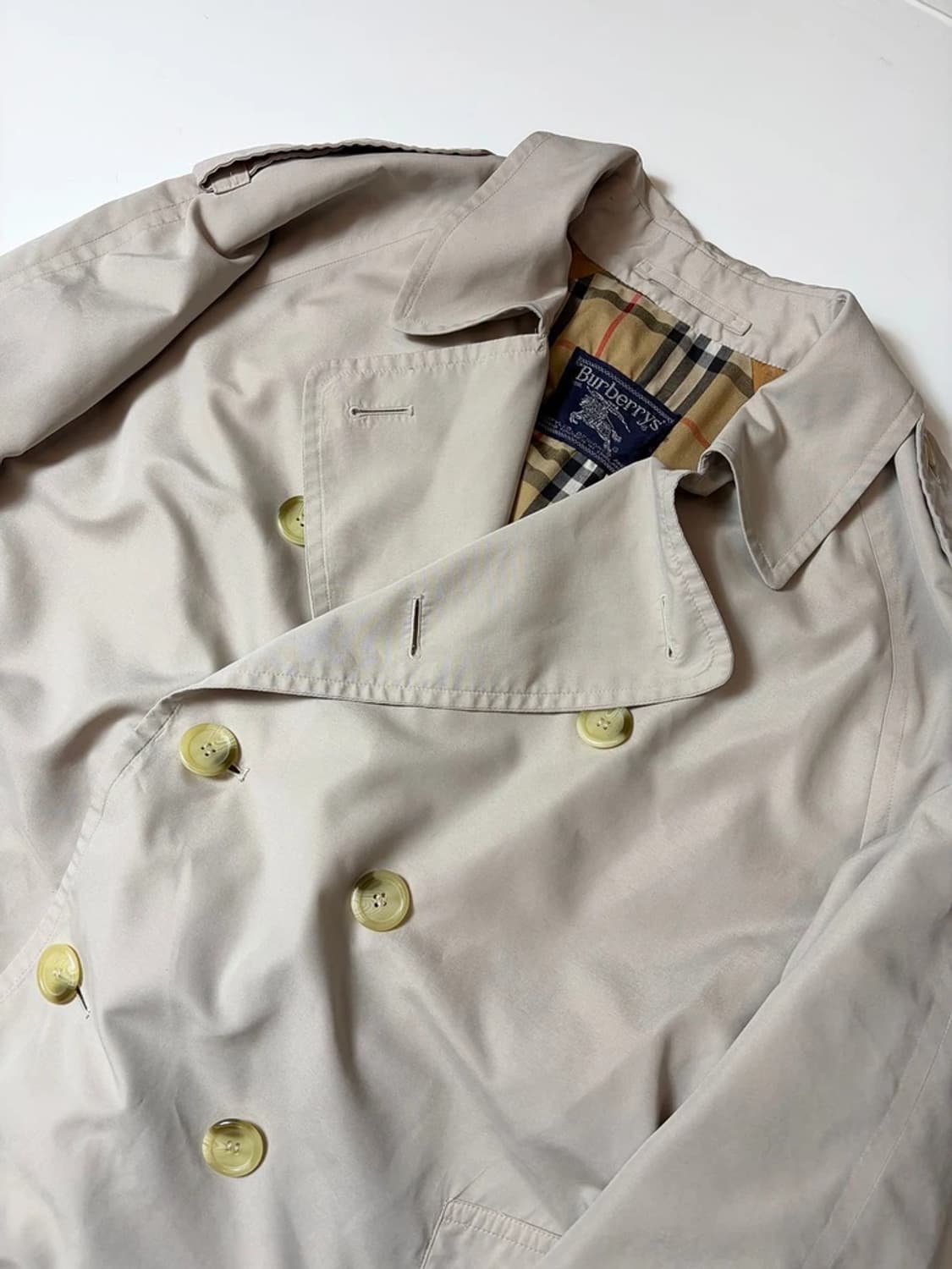 버버리 90's OG 러프 벨티드 트렌치 코트 PN9258 상품이미지2