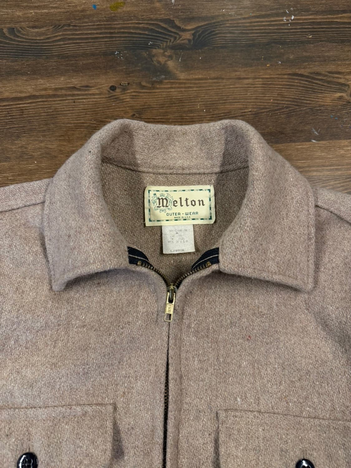 멜톤 트러커 자켓 남성100 상품이미지5