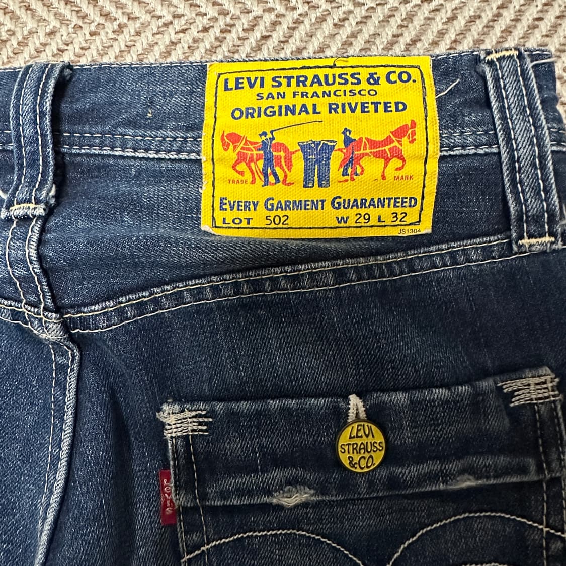 LEVI'S 502 denim pants 상품이미지3