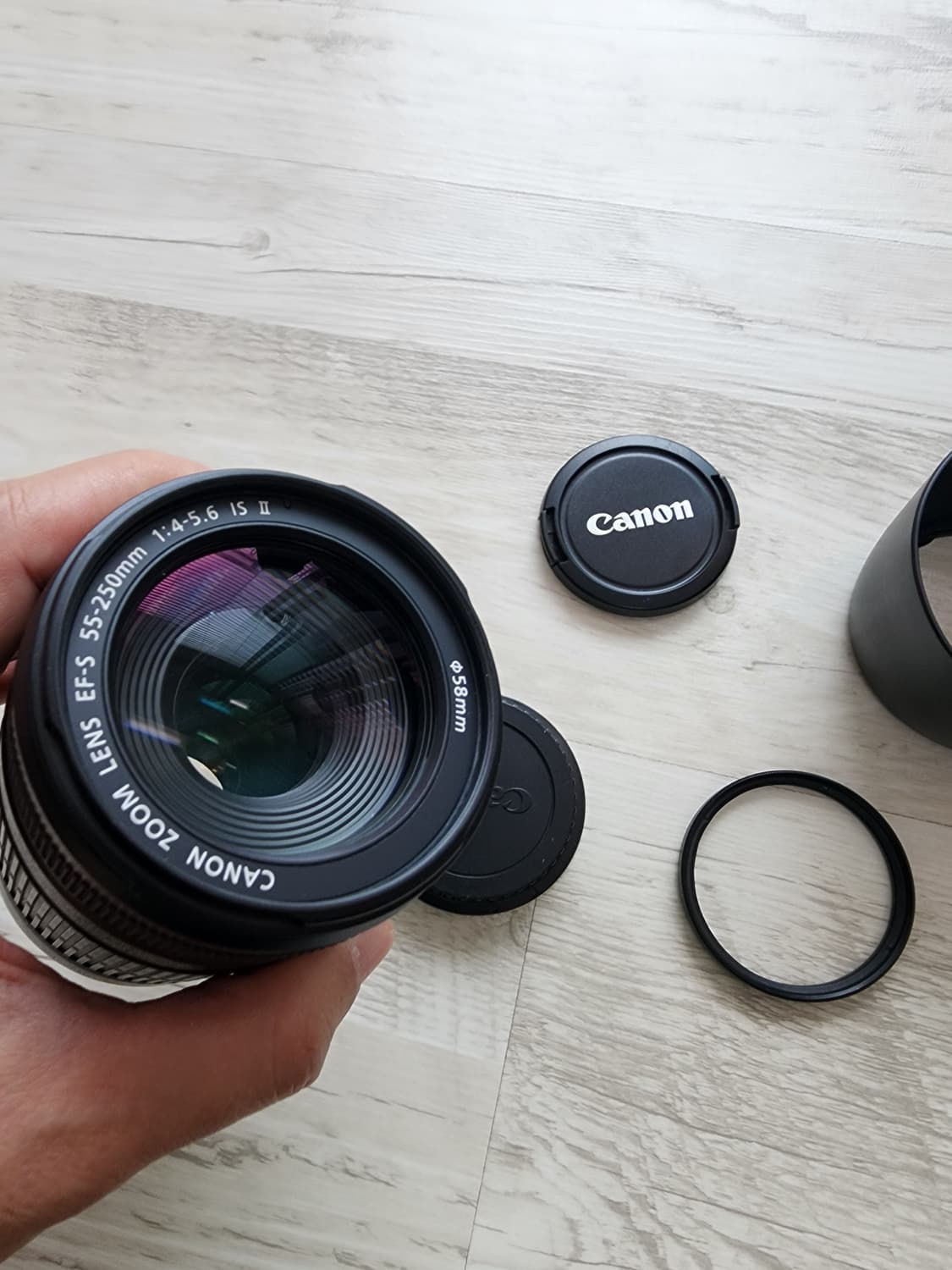 Canon 캐논 EFS 55-250 f4~5.6 IS II 망원 줌렌즈. 상품이미지2