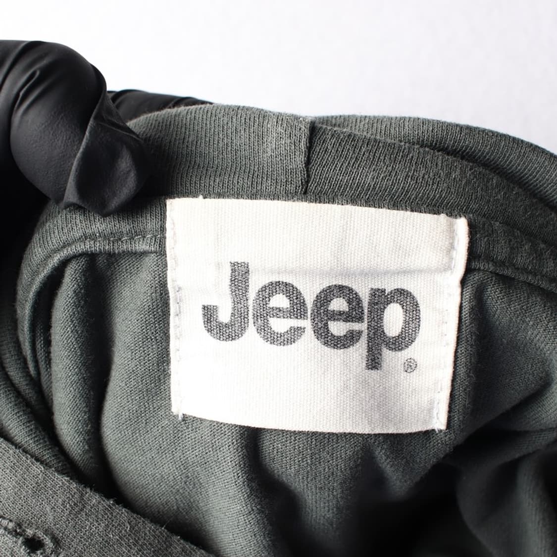 Jeep 차콜 레터링 반집업 아노락 반팔티 F 상품이미지5