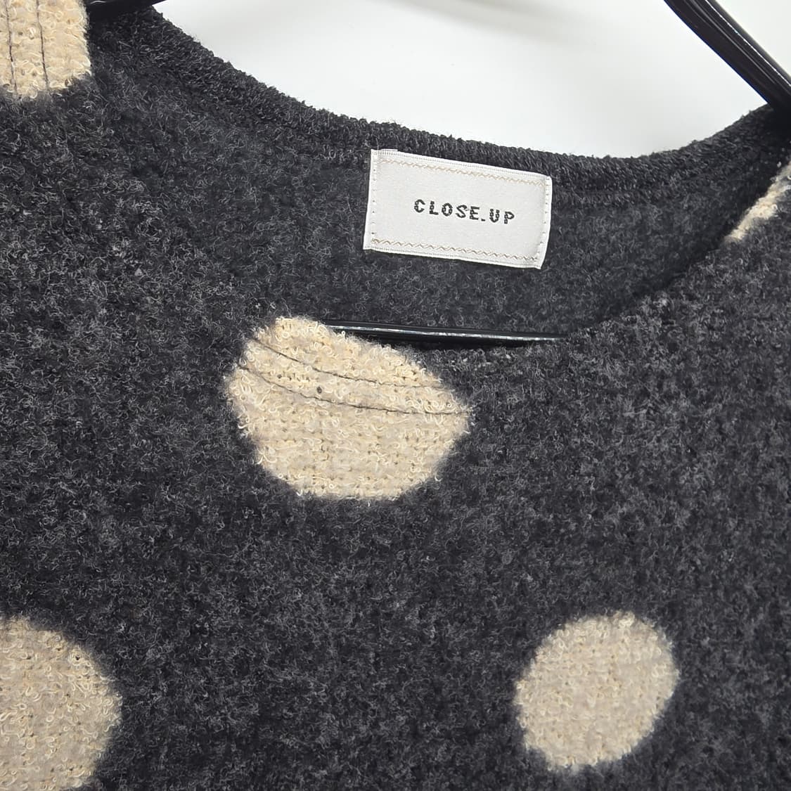 일본 빈티지 도트 니트 / 루즈핏 니트 상품이미지3