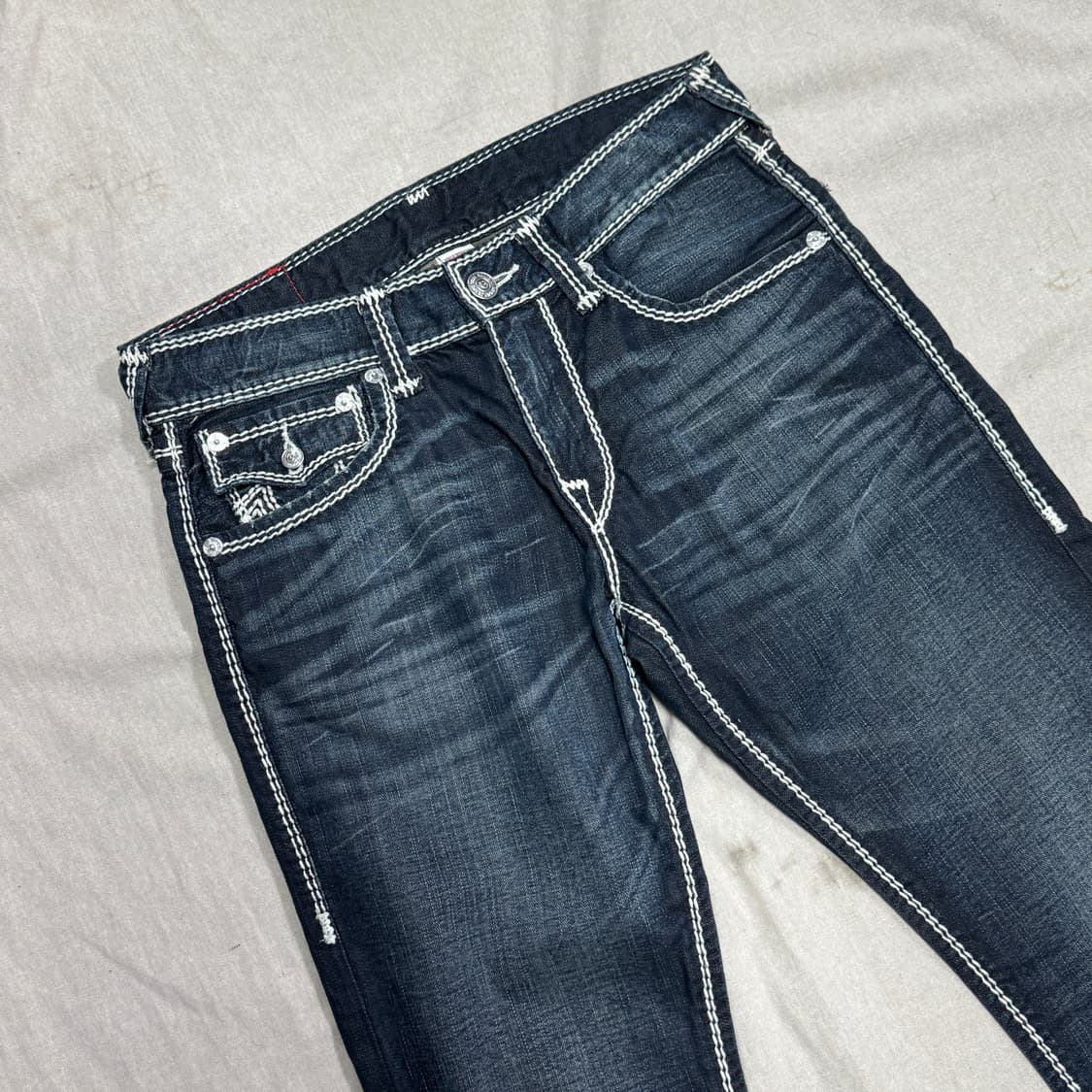 트루릴리전 스트레이트 스티치 데님팬츠 31 상품이미지4