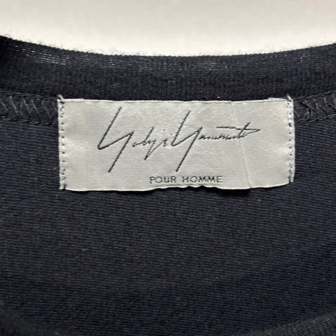 3) 요지 야마모토 뿌르 옴므 사이드 슬릿 롱슬리브 상품이미지4