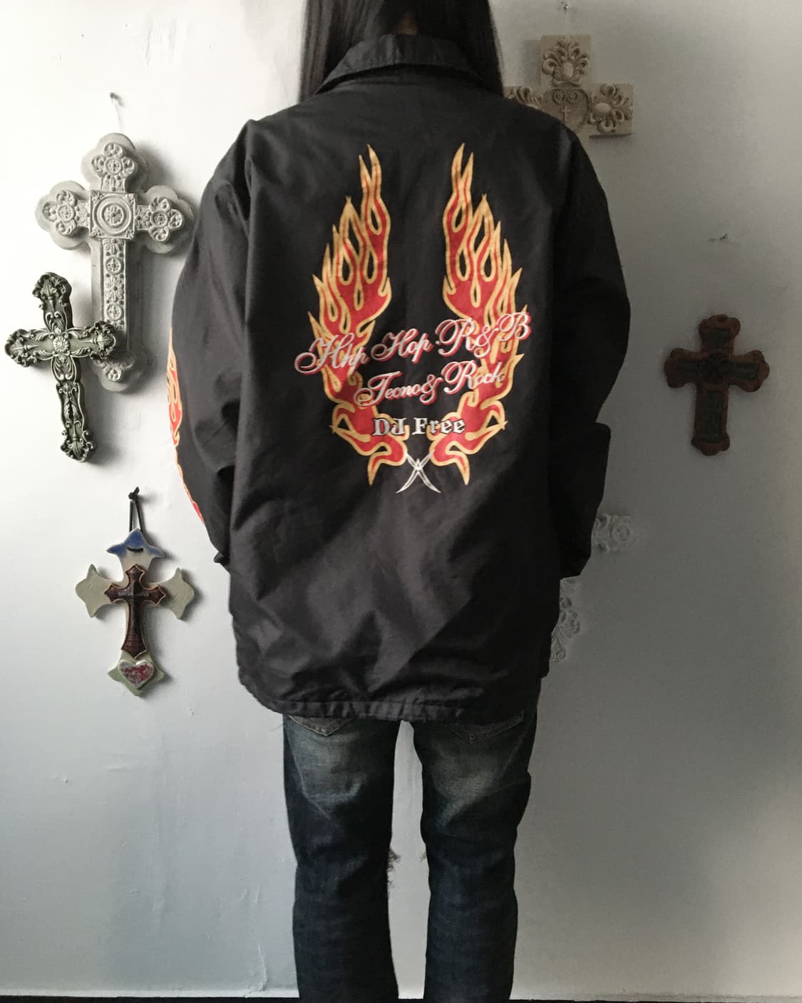 Back printing point windbreaker 상품이미지1