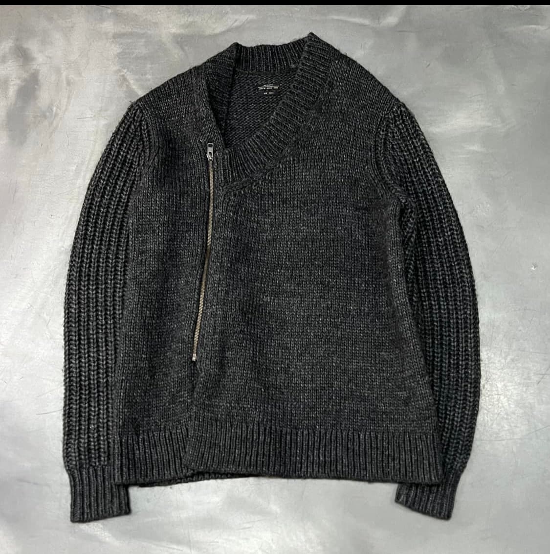 올세인츠 지퍼 디테일 니트 집업 상품이미지1