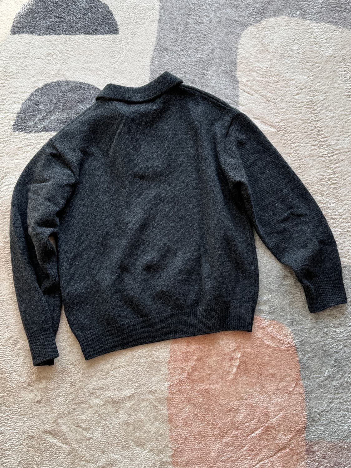 [M] 토니웩 울 캐시미어 아가일 니트 상품이미지2