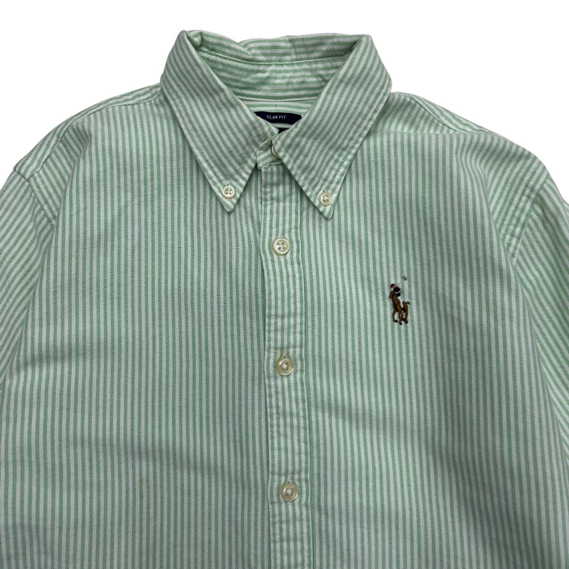폴로 랄프로렌 옥스포드 그린 단가라 셔츠 0 상품이미지4