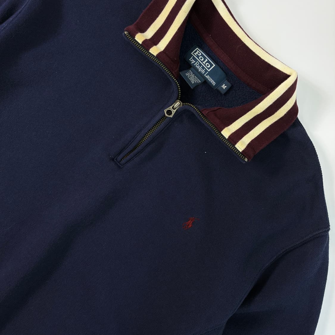 Polo  폴로 랄프로렌 00,s 네이비 반집업 맨투맨  상품이미지3