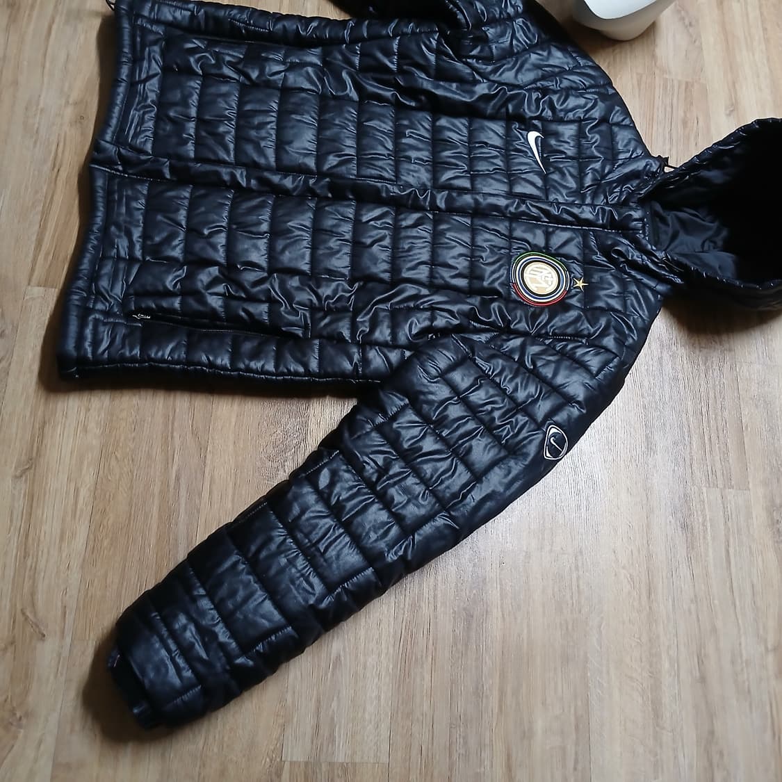 nike 나이키 인터밀란 유광 패딩 점퍼 자켓 m 95 상품이미지3