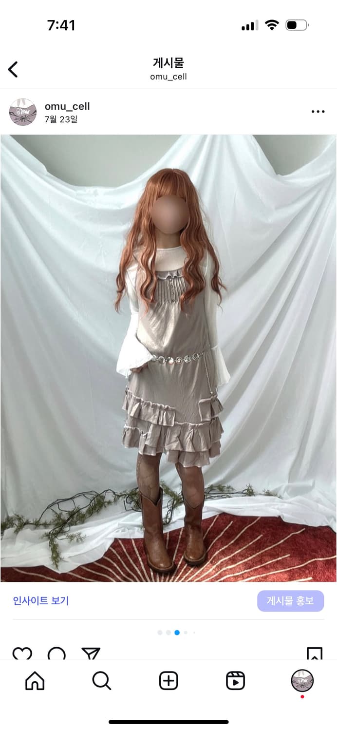 플레어 탑, 끈 원피스 상품이미지3