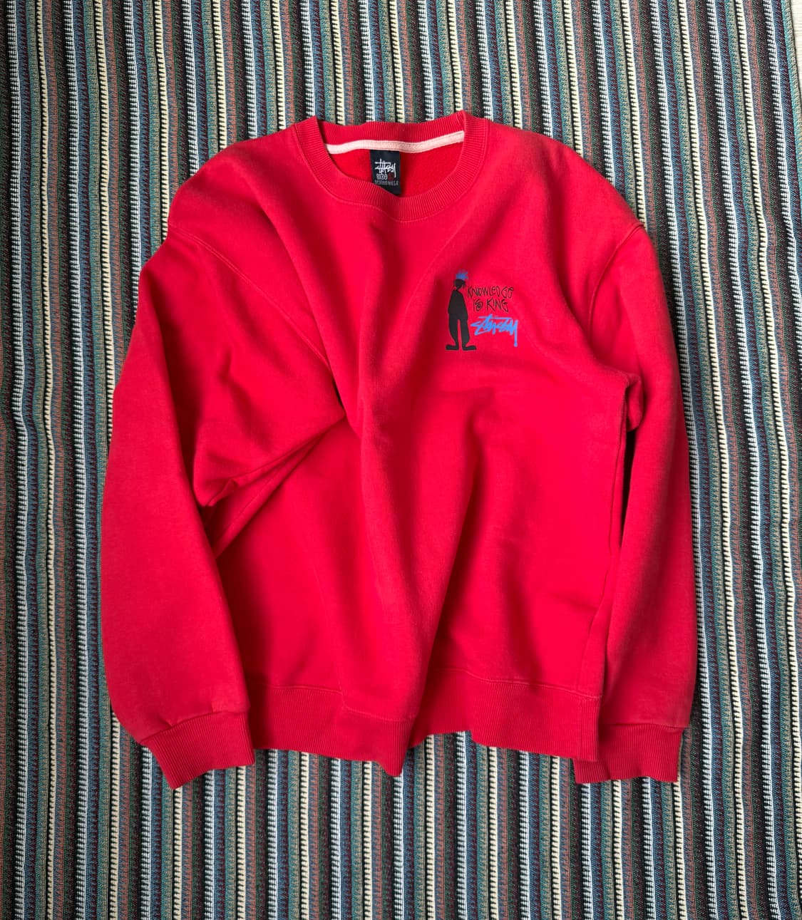 90s 올드 스투시 스웻 맨투맨 상품이미지2