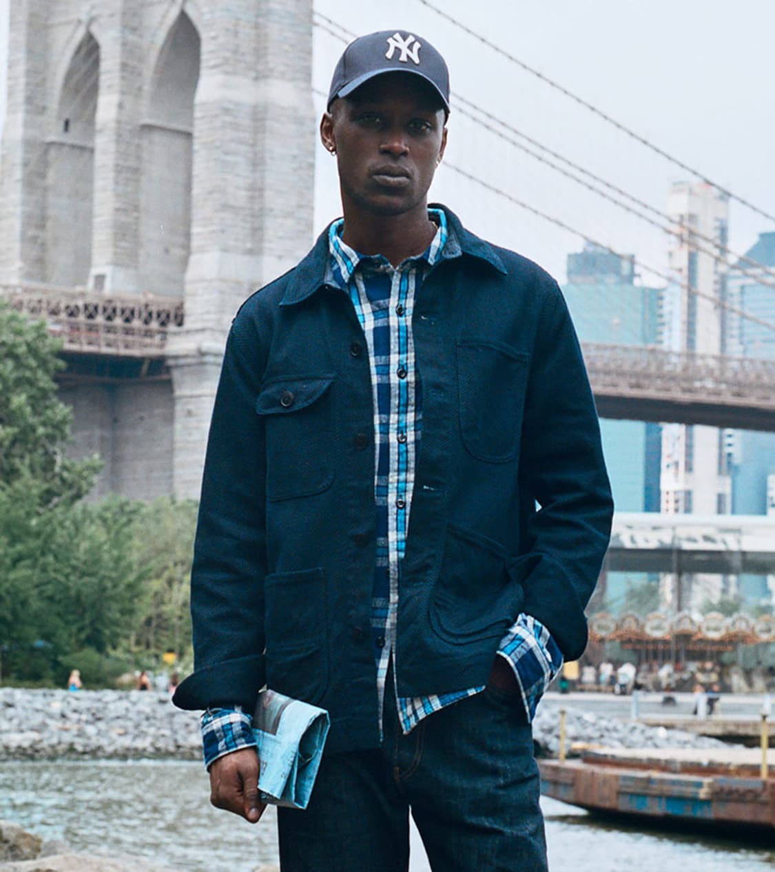 OMNIGOD X ALEX MILL - 23FW SASHIKO JK 상품이미지2