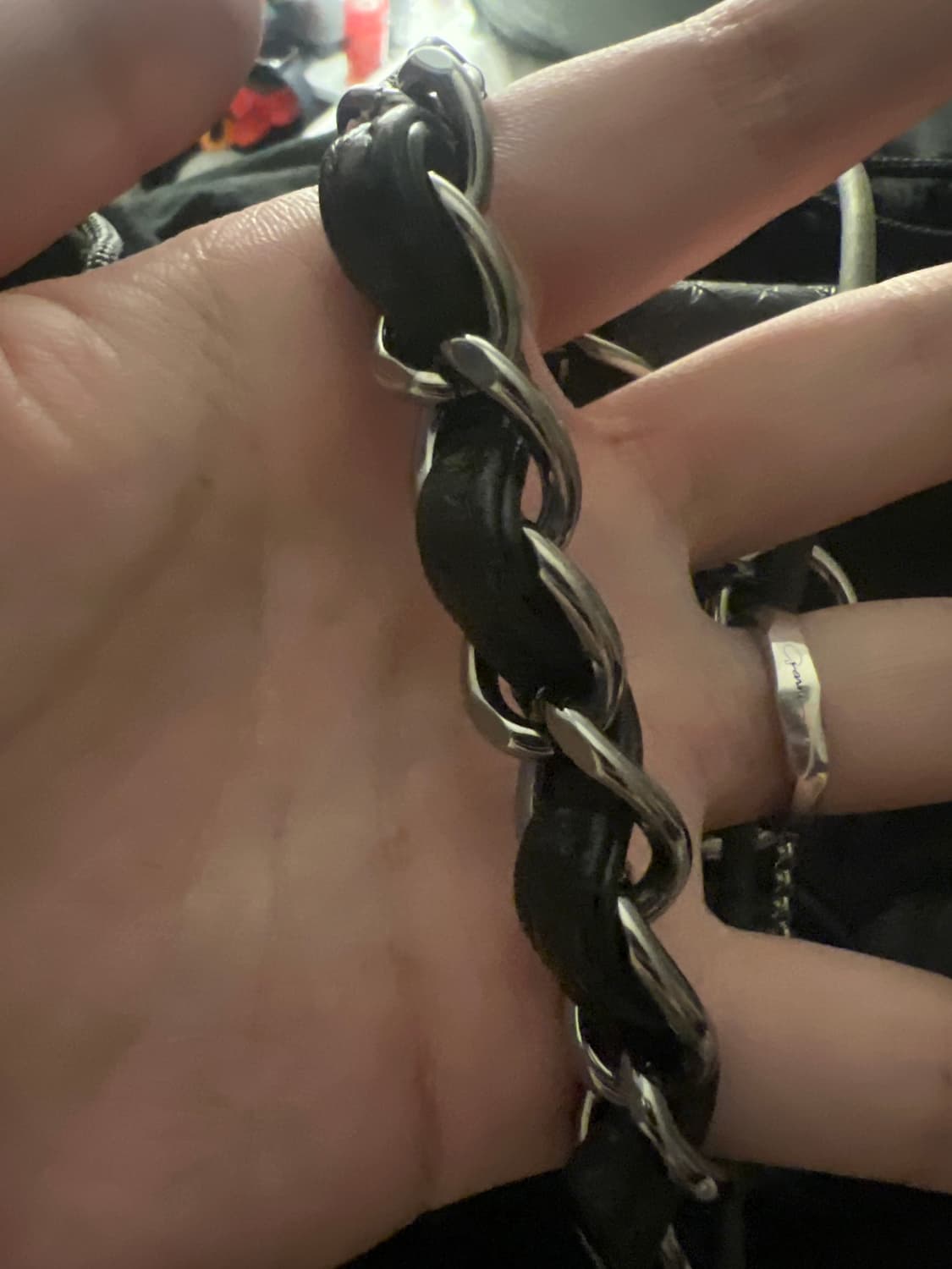 샤넬 글레이즈 레더 토트백 상품이미지7