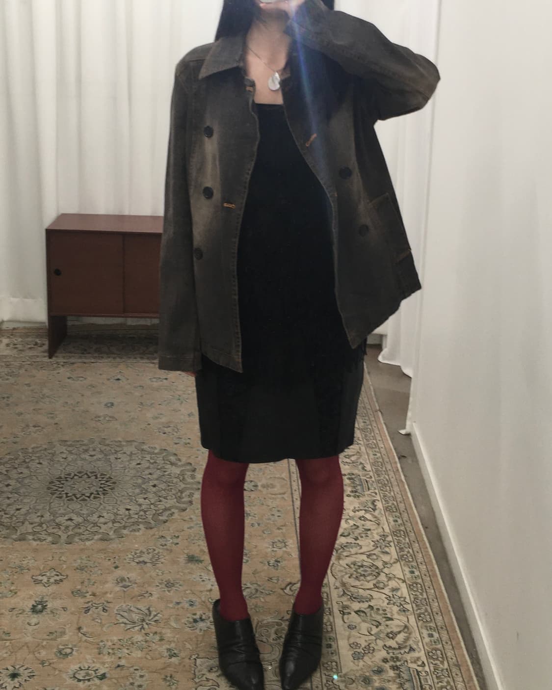 브라운 데님자켓 상품이미지4