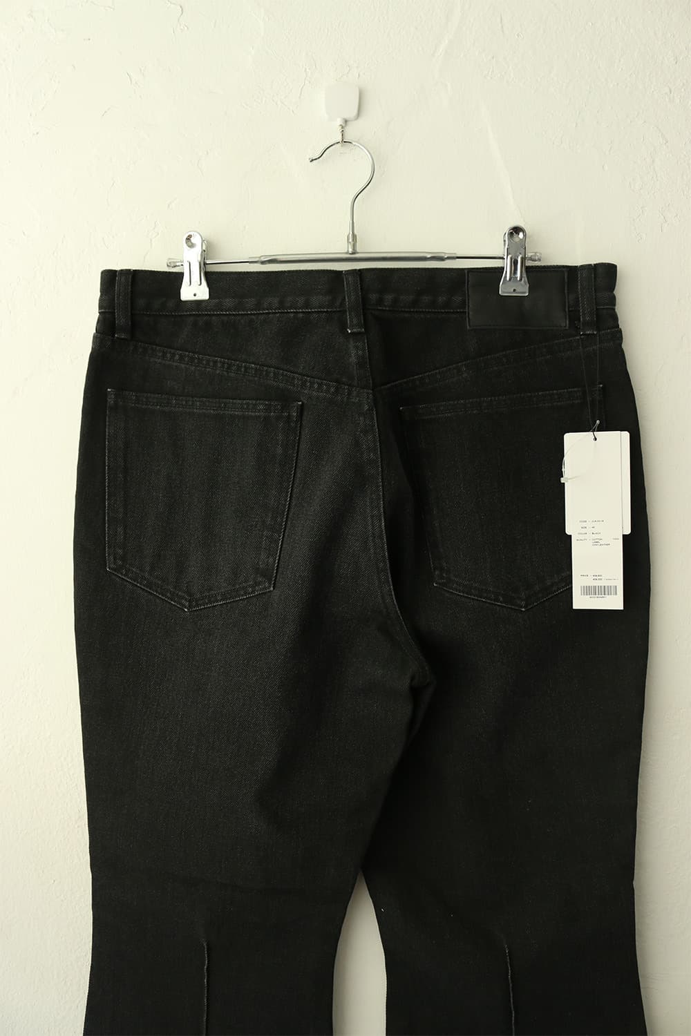 존 로렌스 설리반 블랙 부츠컷 데님 팬츠  상품이미지6