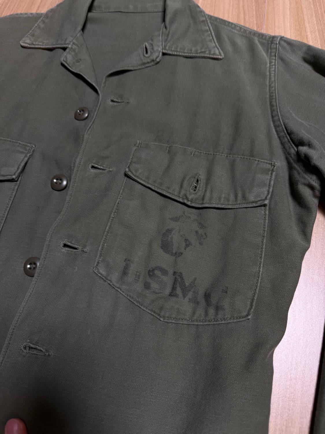 USMC OG107 빈티지 밀리터리 셔츠 상품이미지2