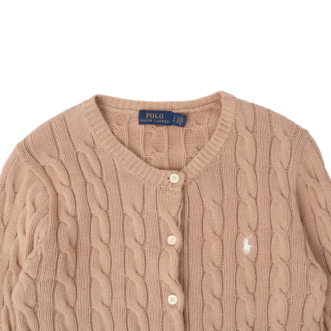 폴로 랄프로렌 베이지 케이블 니트 가디건 상품이미지2