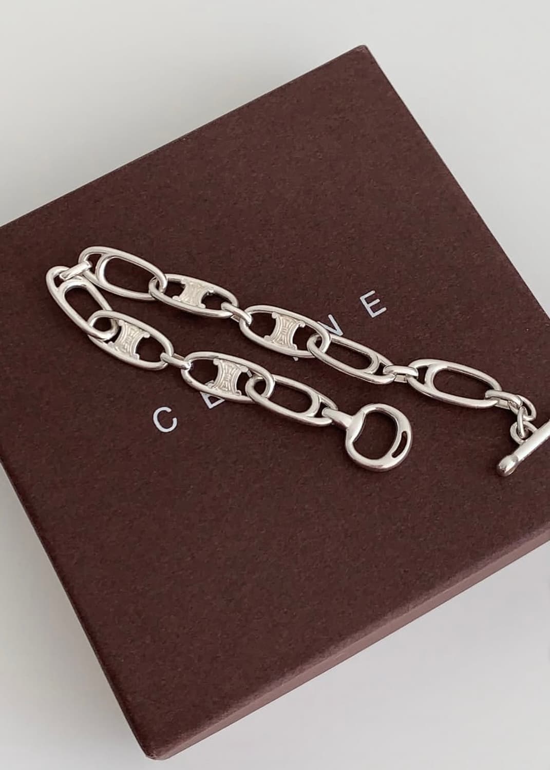 셀린느 정품 925 토글 체인 팔찌 상품이미지2