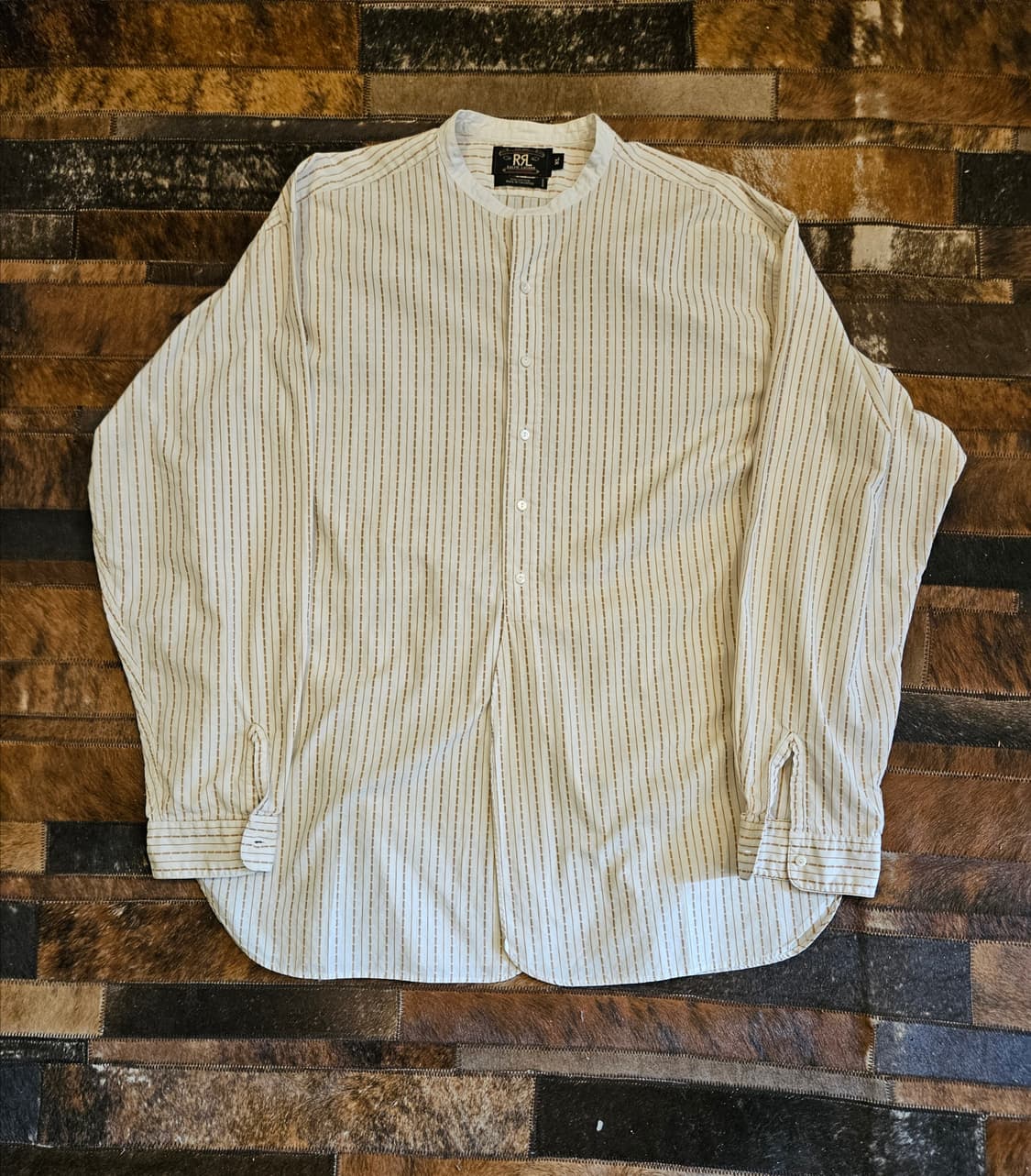 더블알엘 스트라이프 셔츠  상품이미지1