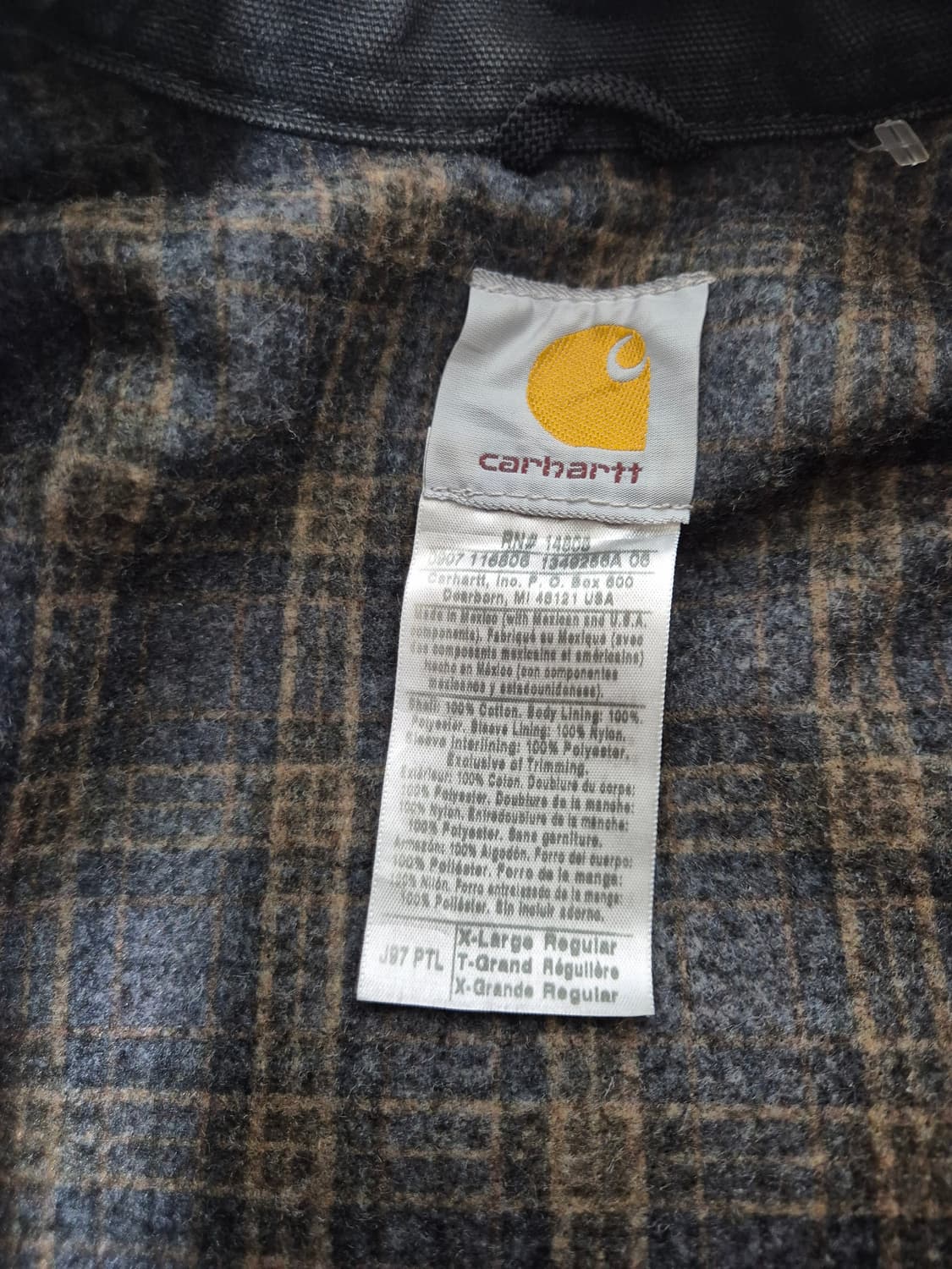 [XL] 칼하트 J97 디트로이트 자켓 PTL 상품이미지3