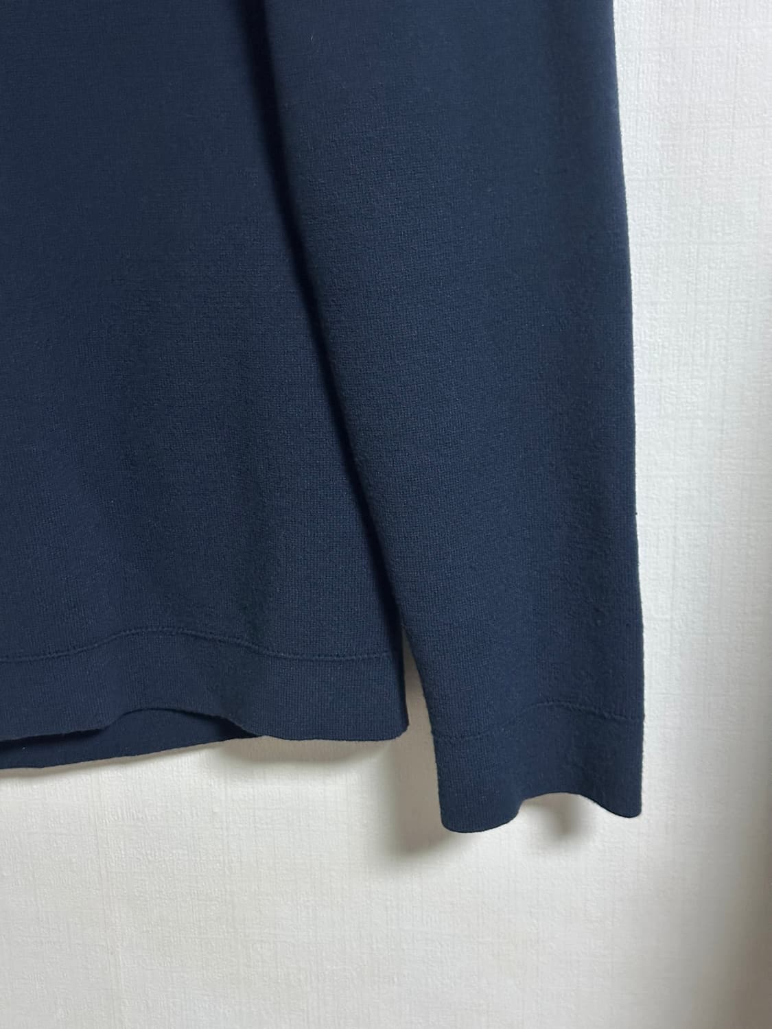 타임옴므 울 블렌드 니트 100/네이비 상품이미지5