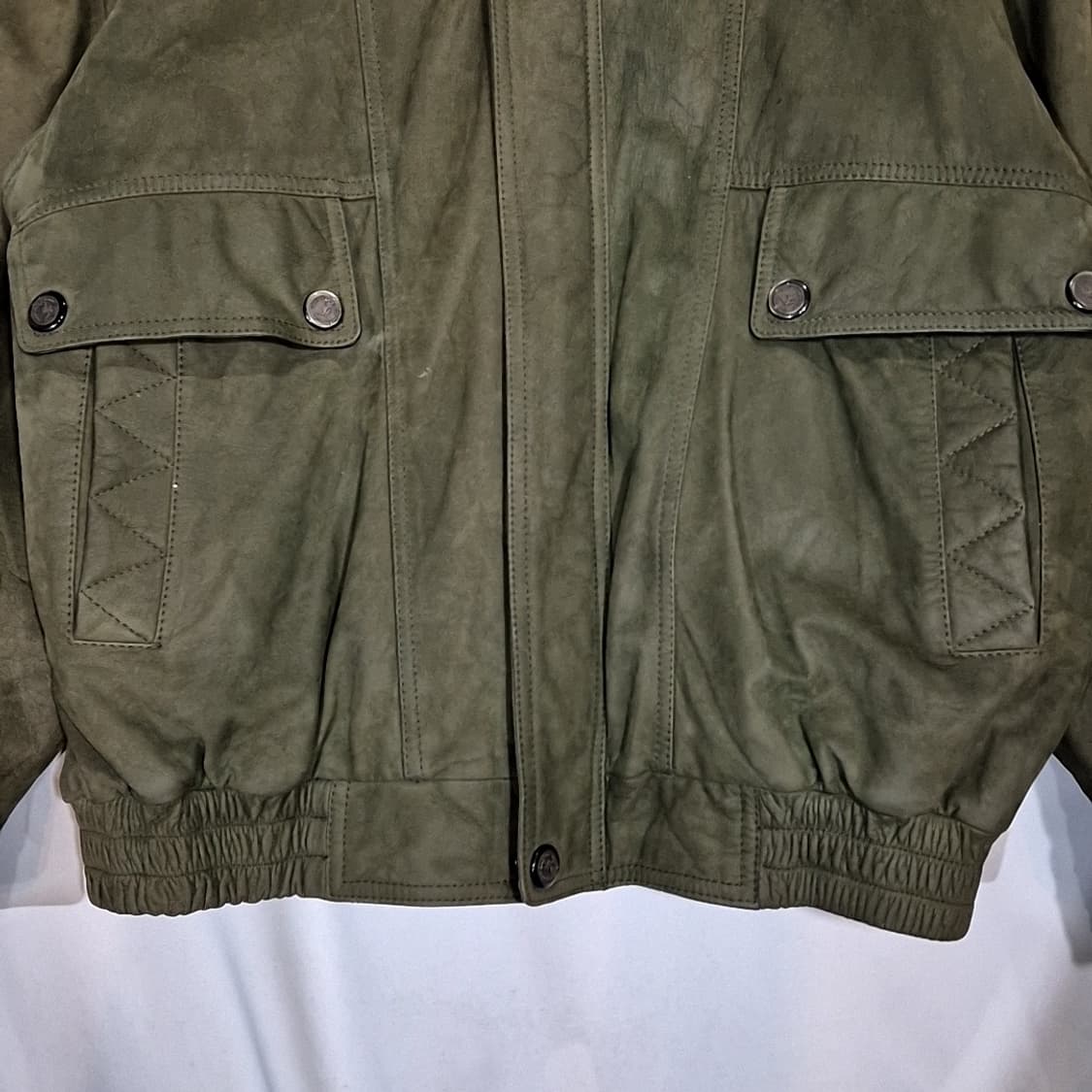 TownGent 가죽 봄버 자켓 상품이미지3