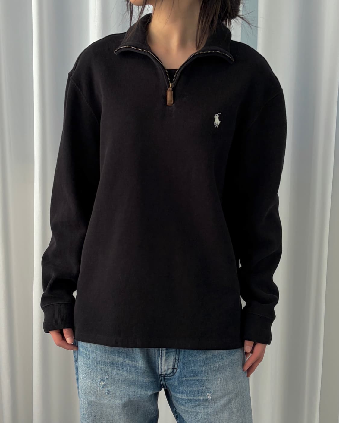 [M]폴로 랄프로렌 쿼터집 풀오버 코튼 니트 상품이미지1