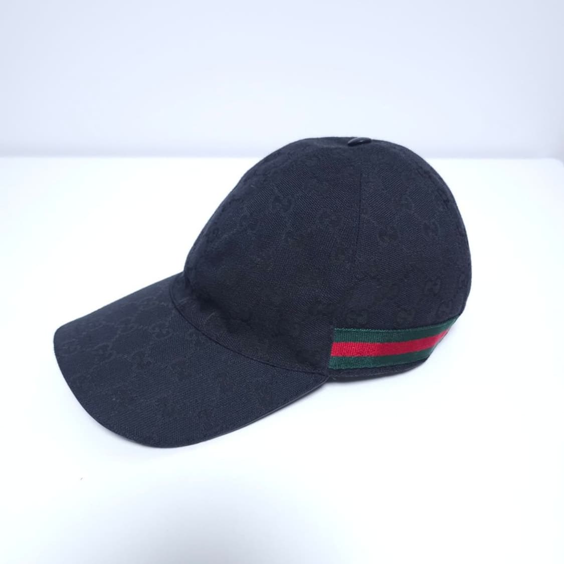 구찌 자카드 GG로고 모자 블랙  L 상품이미지1