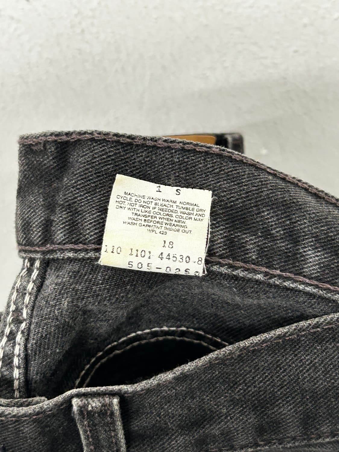 00s 리바이스 흑청 데님 상품이미지4