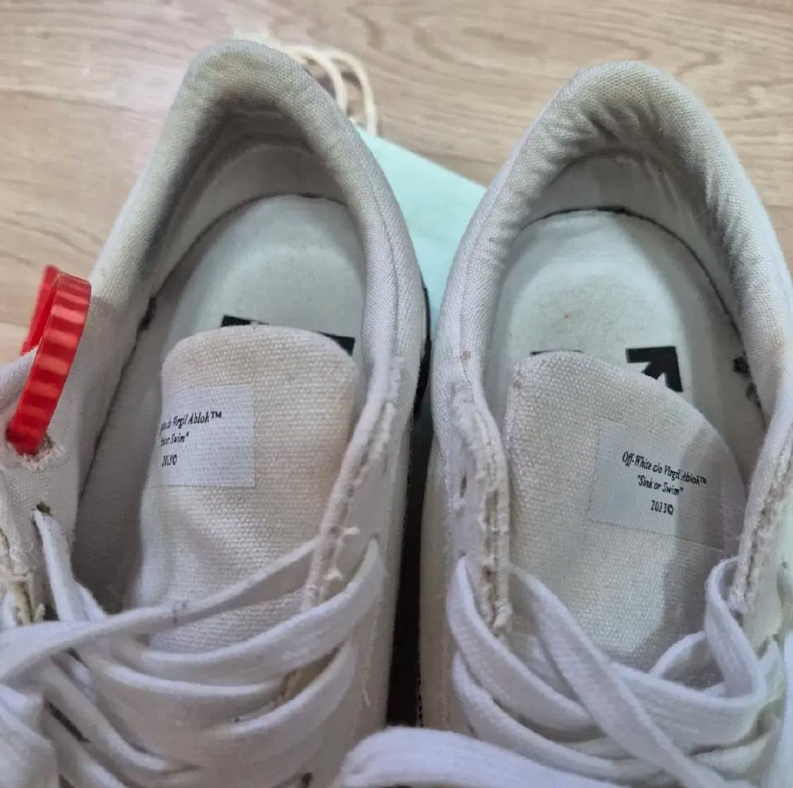 정품 박스x 오프화이트 255 남여공용 상품이미지4