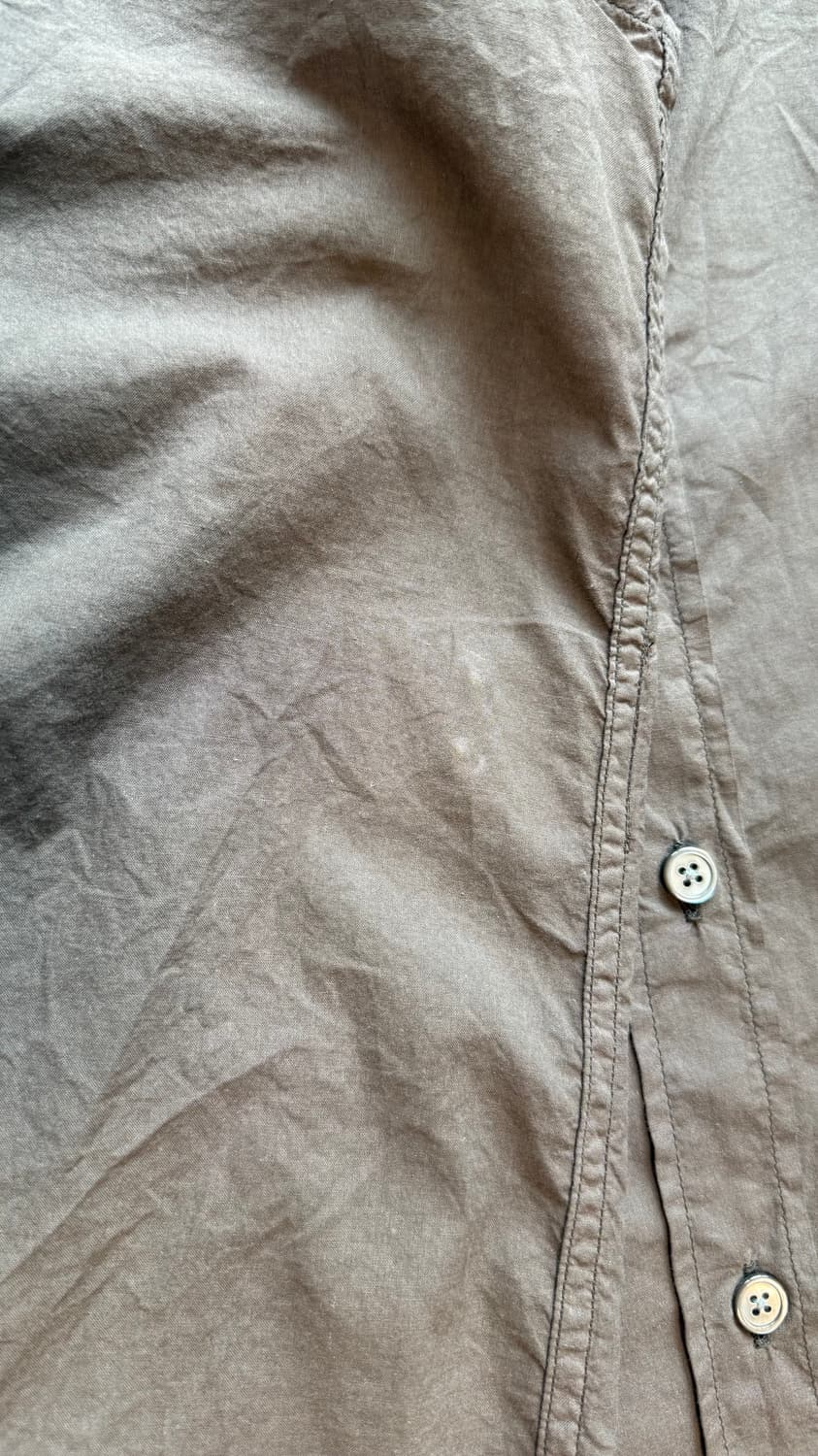 (52) 아워레가시 BD셔츠 brown voile 상품이미지7