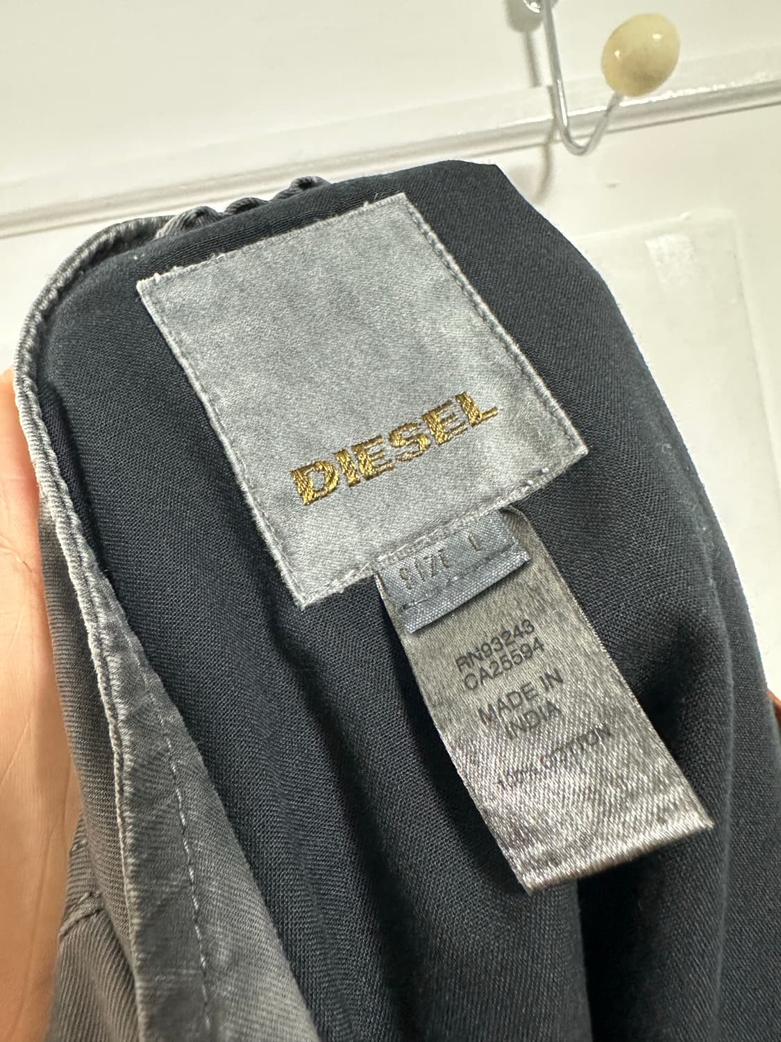 디젤 가먼트다잉 바이커 자켓 상품이미지4