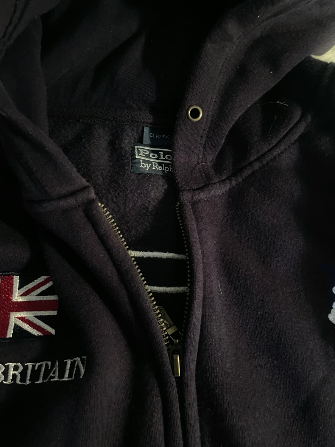 폴로 랄프로렌 빅포니 브리튼 후드집업 네이비 상품이미지4