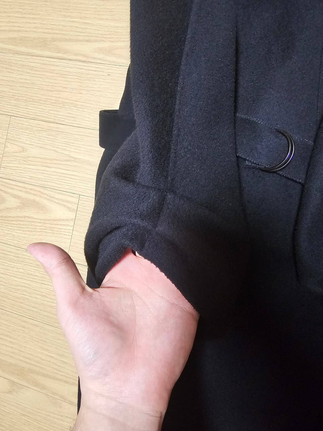 타임 울캐시 벨티드 로브 코트 상품이미지4