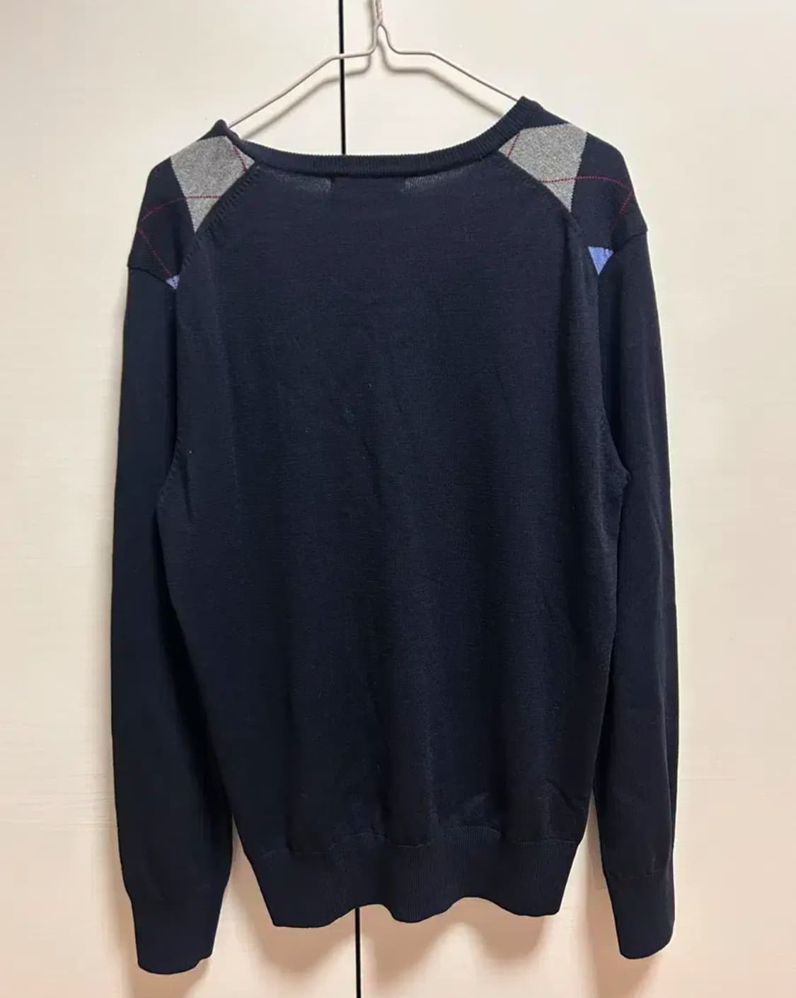 빈폴 아가일 브이넥 니트 95 상품이미지2