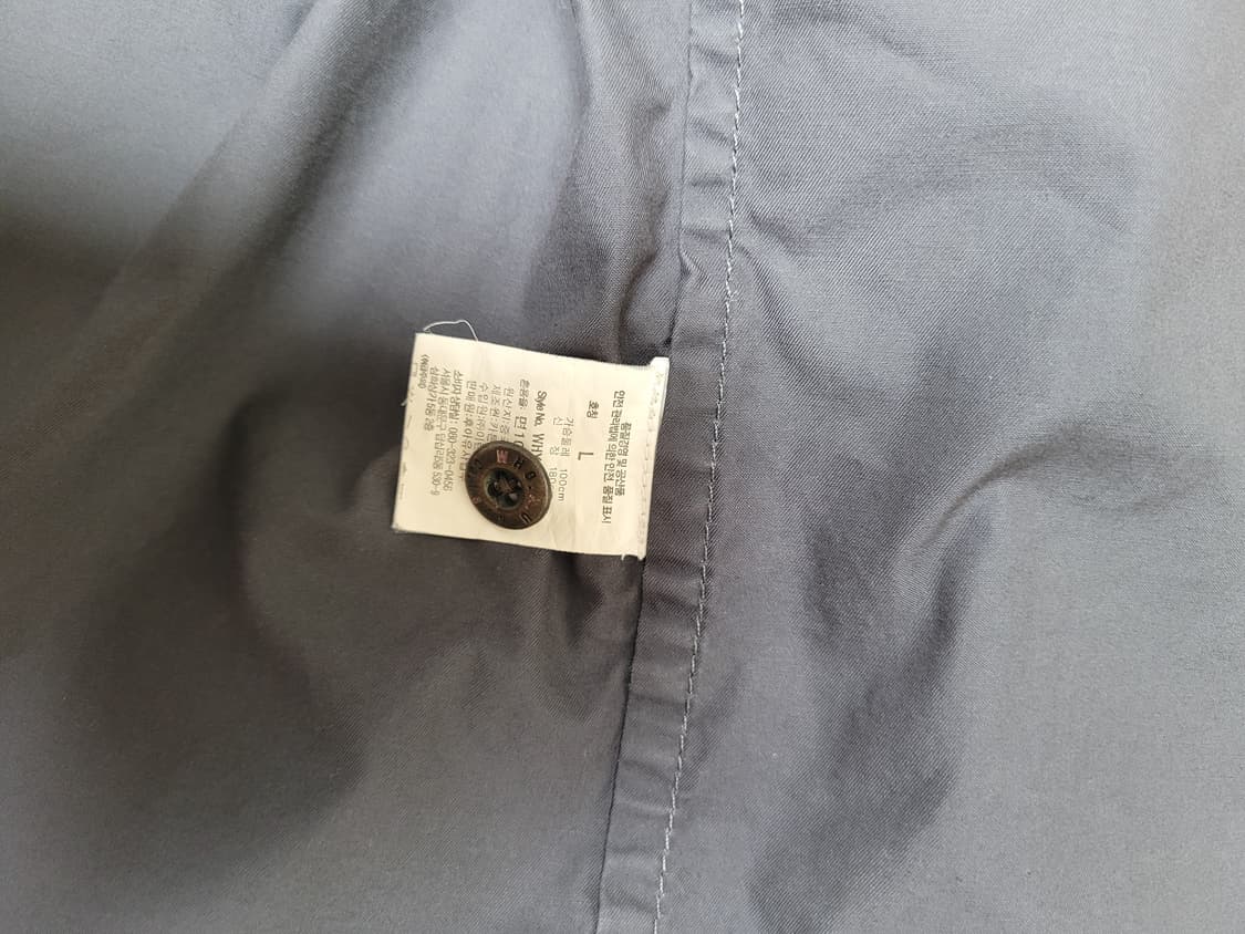 후아유 WHO.A.U 남자 야상형 셔츠 L 그레이 상품이미지10