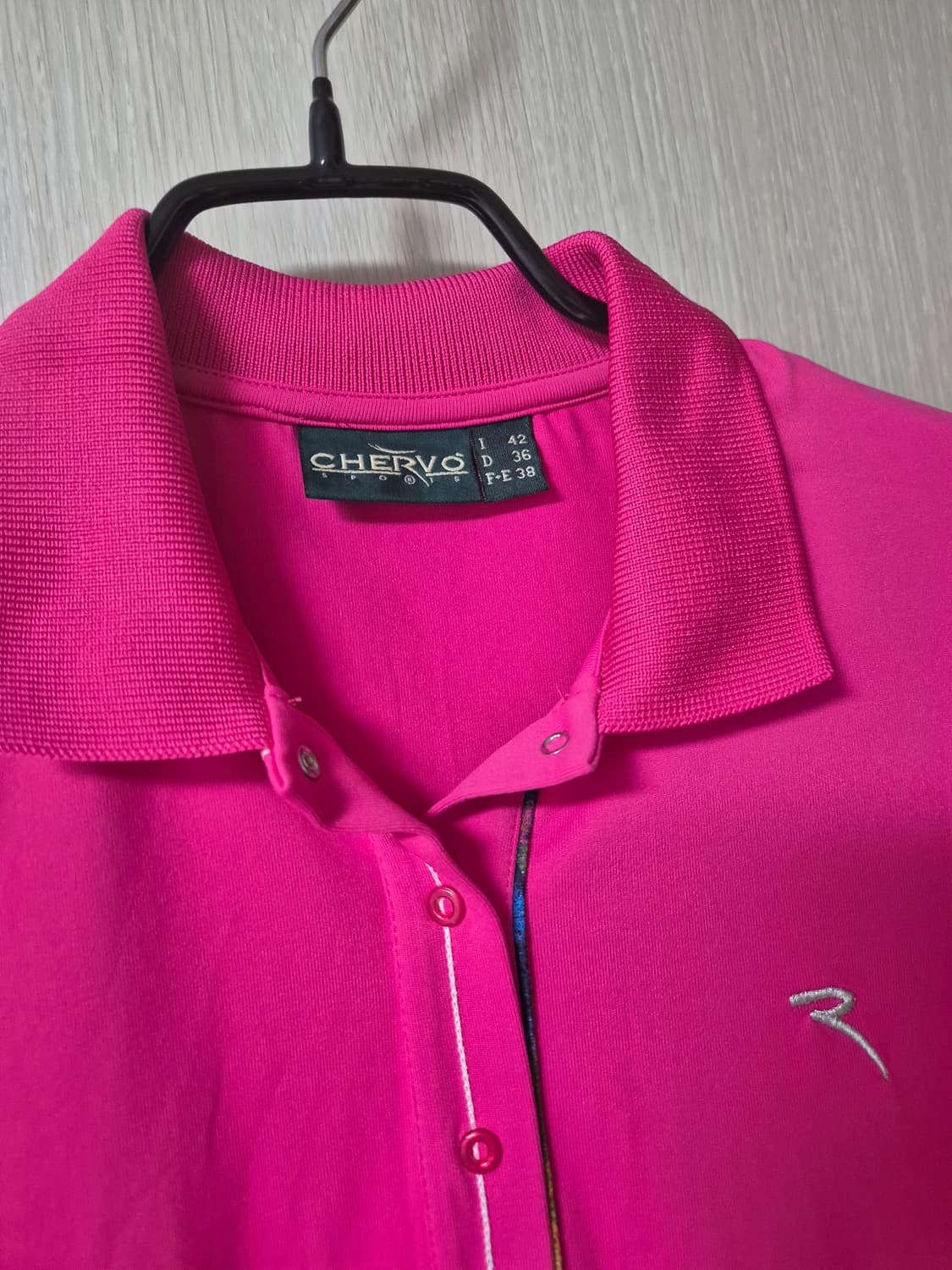 (명품) 쉐르보 골프웨어 카라티 반팔 42  상품이미지3