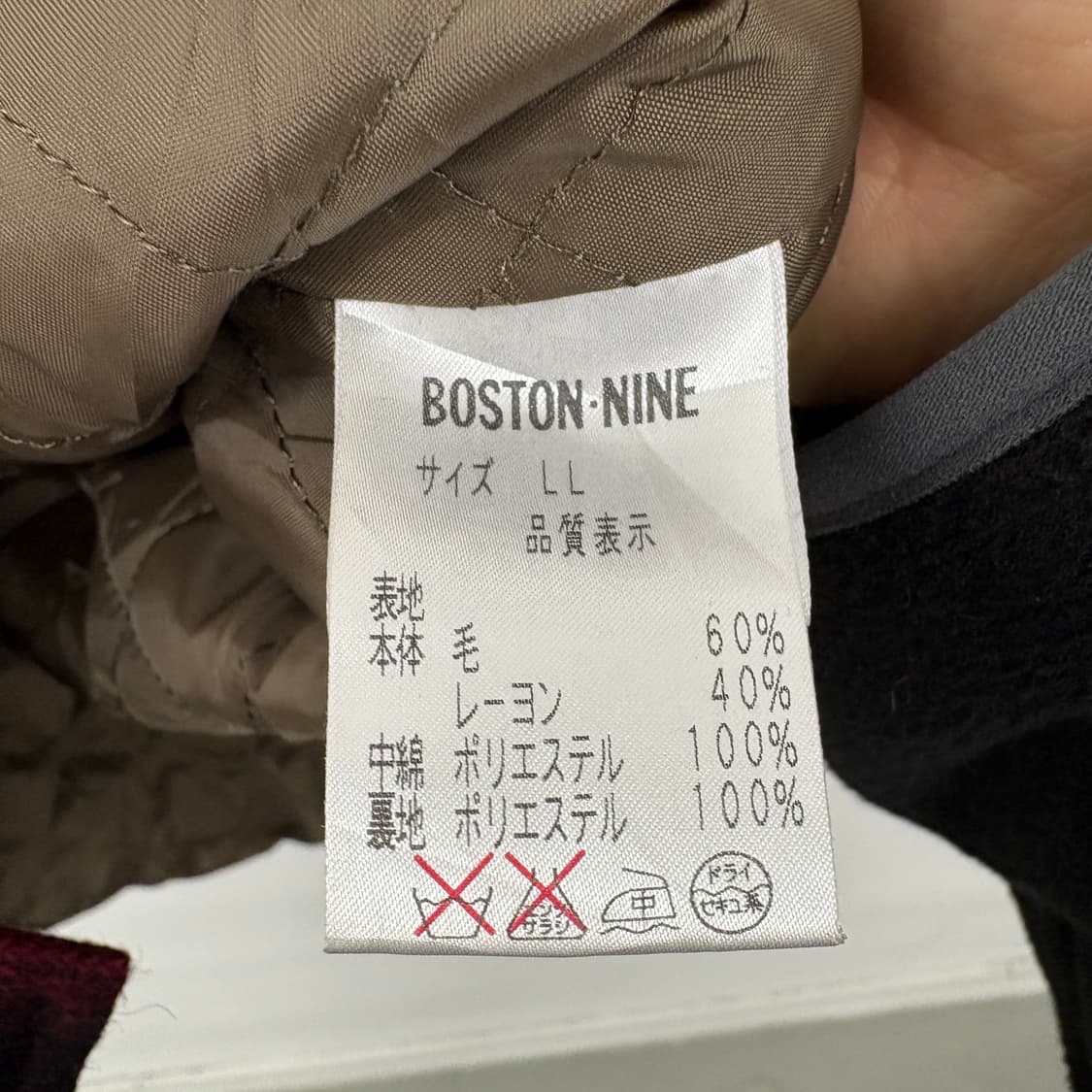 빈티지 밀스펙 레드/블랙 체크 셔츠 자켓 남성L 상품이미지8