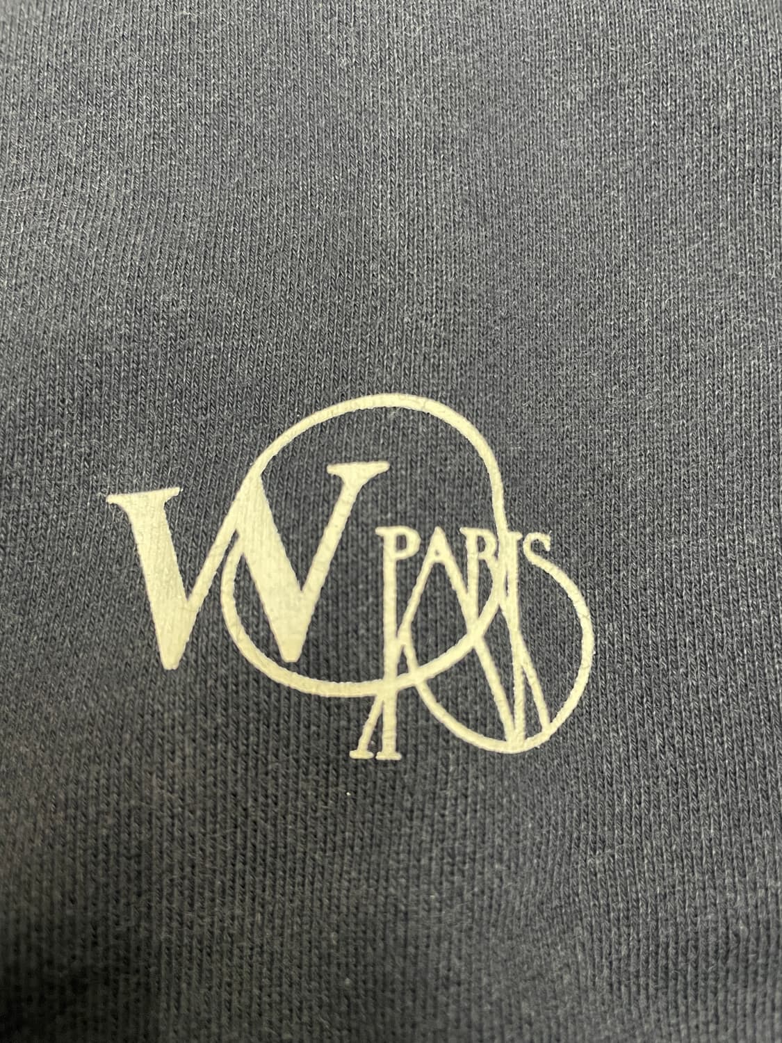 우영미 백로고 스웻셔츠 맨투맨 네이비 22SS 상품이미지8