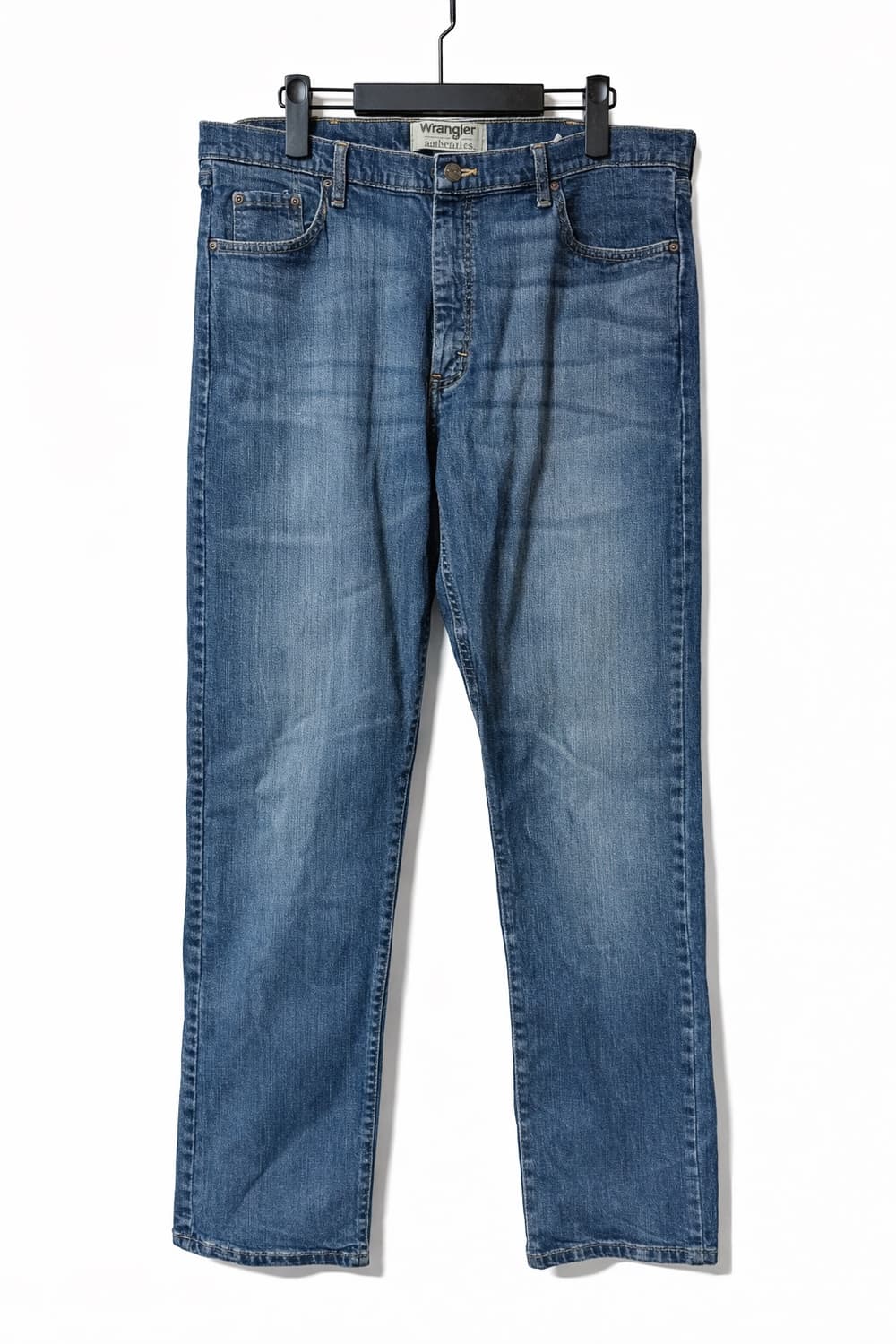 Wrangler 랭글러 스트레이트 핏 데님 팬츠 진청 상품이미지2