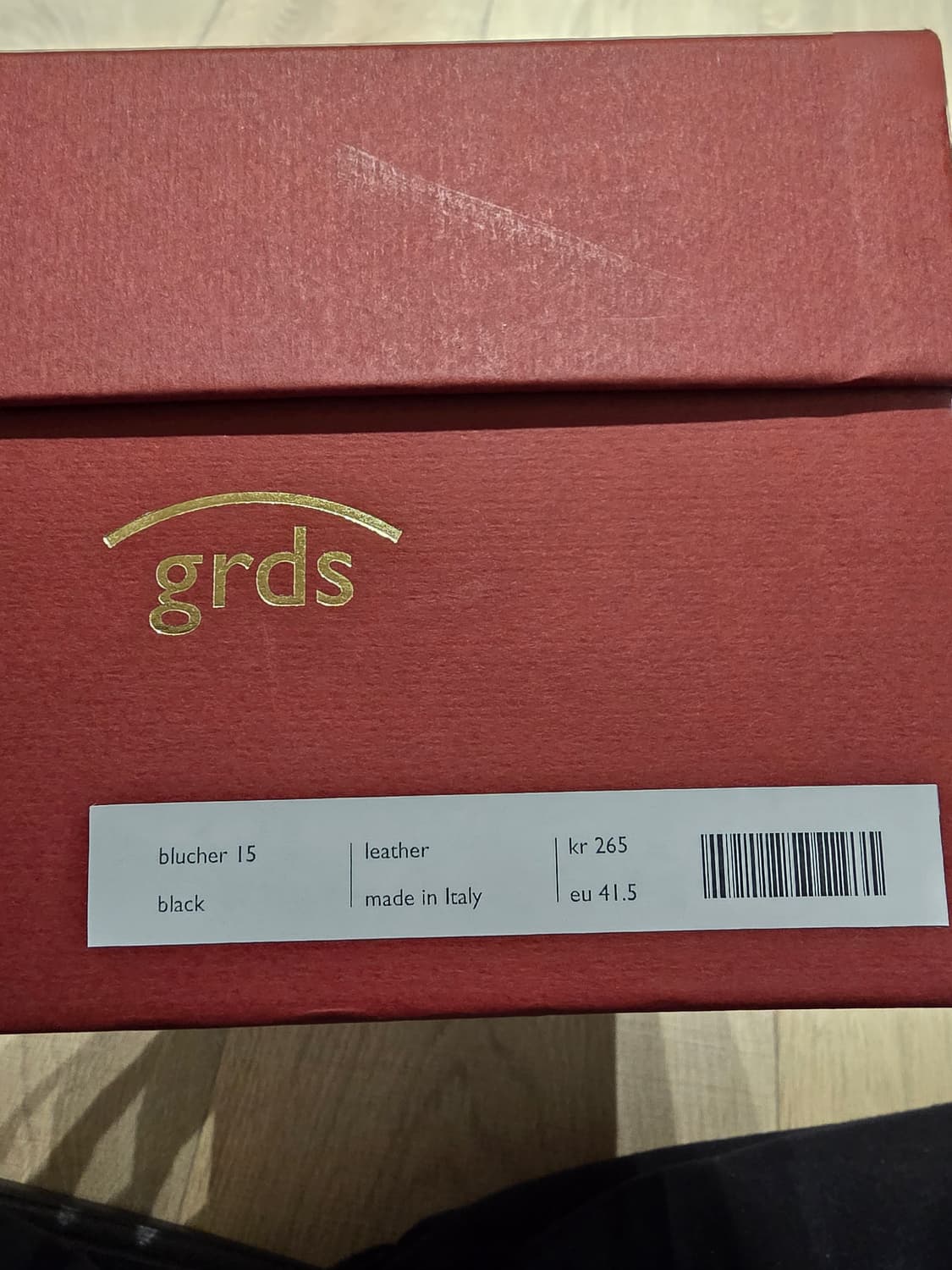 제품명은 그라더스 blusher 15 블랙, 사이즈는 265입니다.  상품이미지7