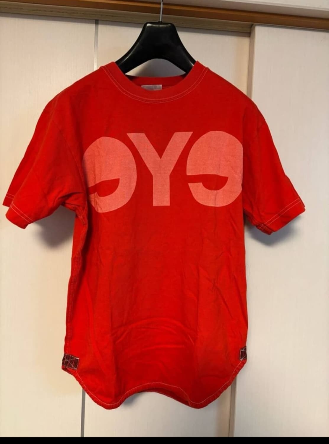JUNYA WATANABE x Hanes eye 레드 반팔 상품이미지1